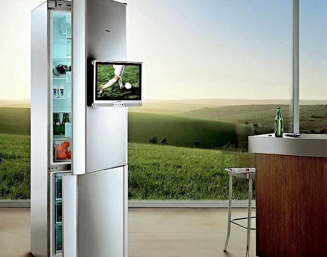 Холодильник с телевизором в ДНР