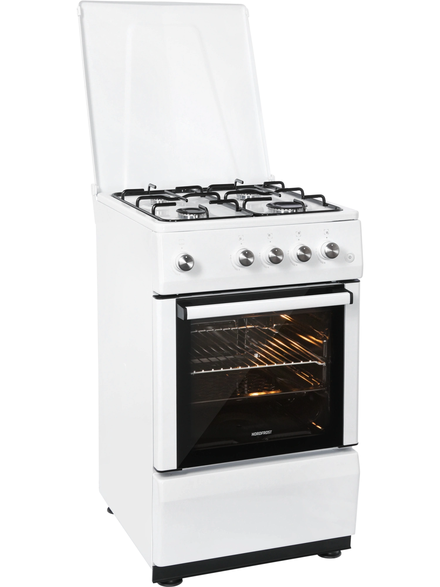 Плита газовая NORDFROST GG 5050 W.
